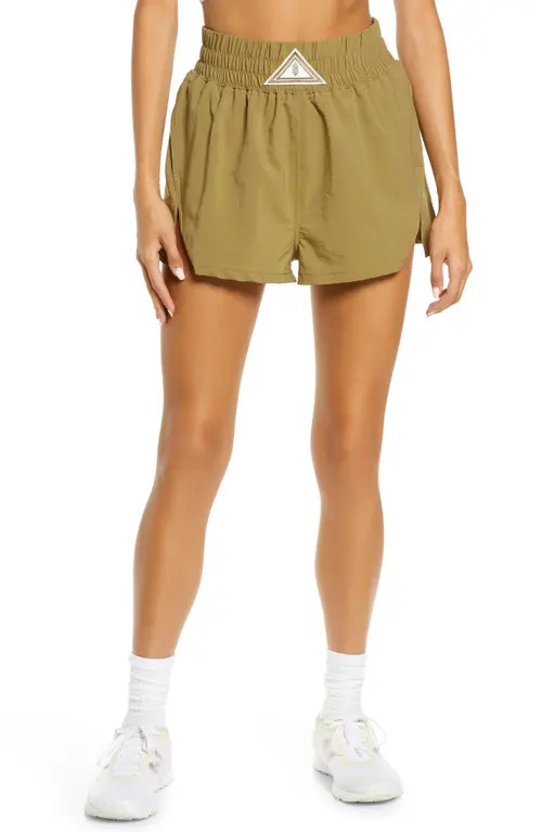 Free People FP Movement Next Round Shorts in Muted Sage at Nordstrom, Size Medium | Nordstrom