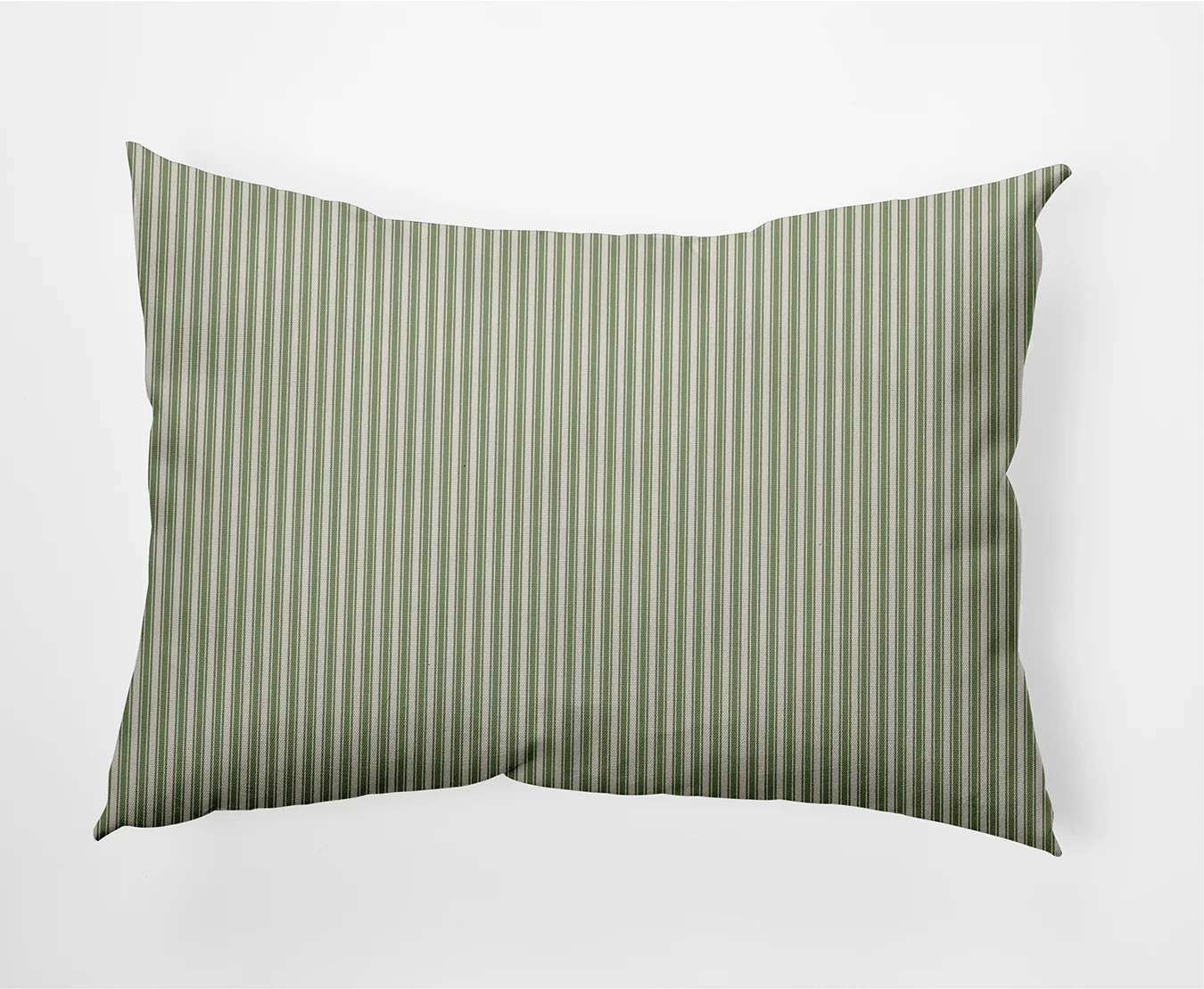 Simply Daisy, 14"" x 20"" Ticking Stripe Green Decorative Stripe Outdoor Pillow | Walmart (US)