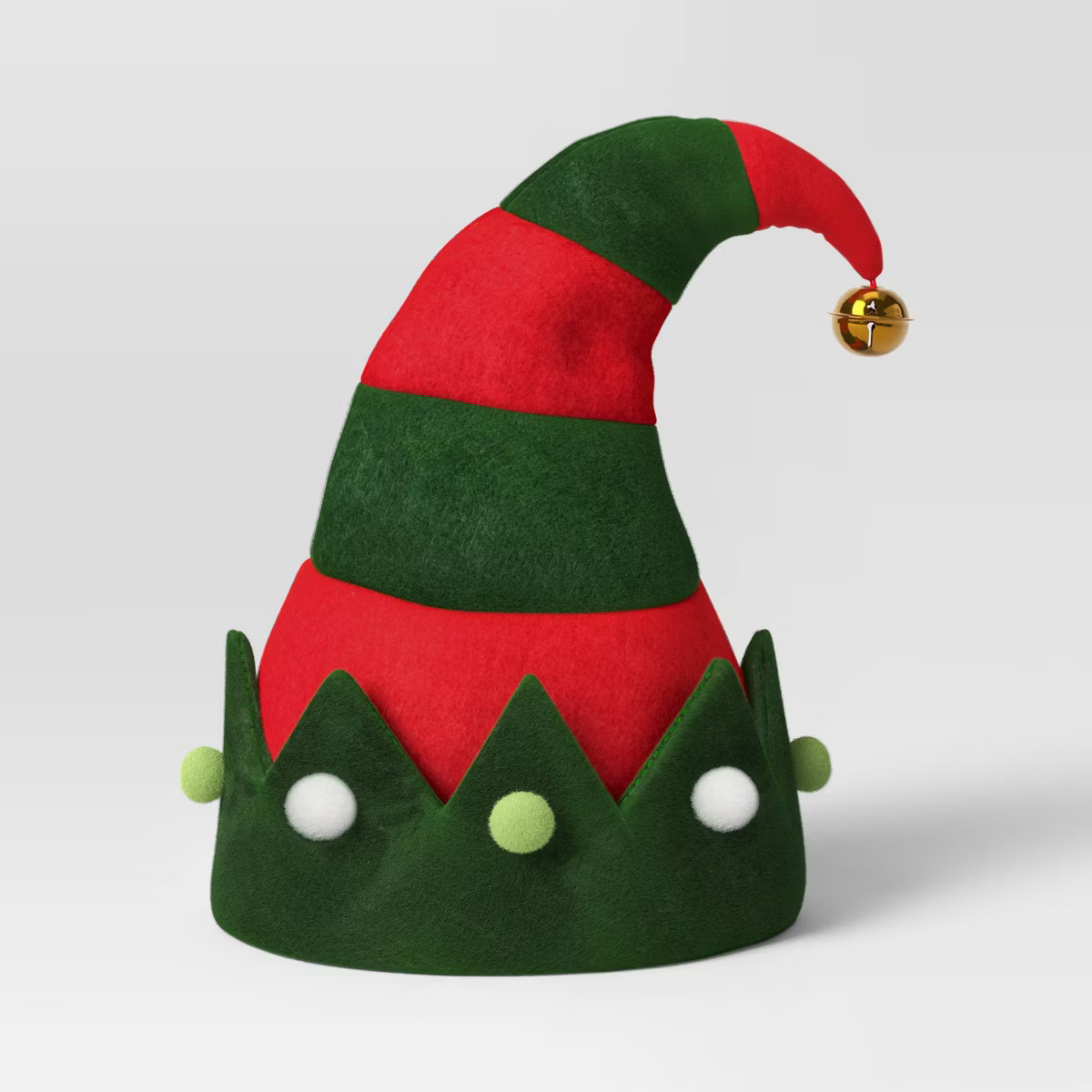 Striped Christmas Elf Costume Hat with Bell - Wondershop™ Red/Green | Target