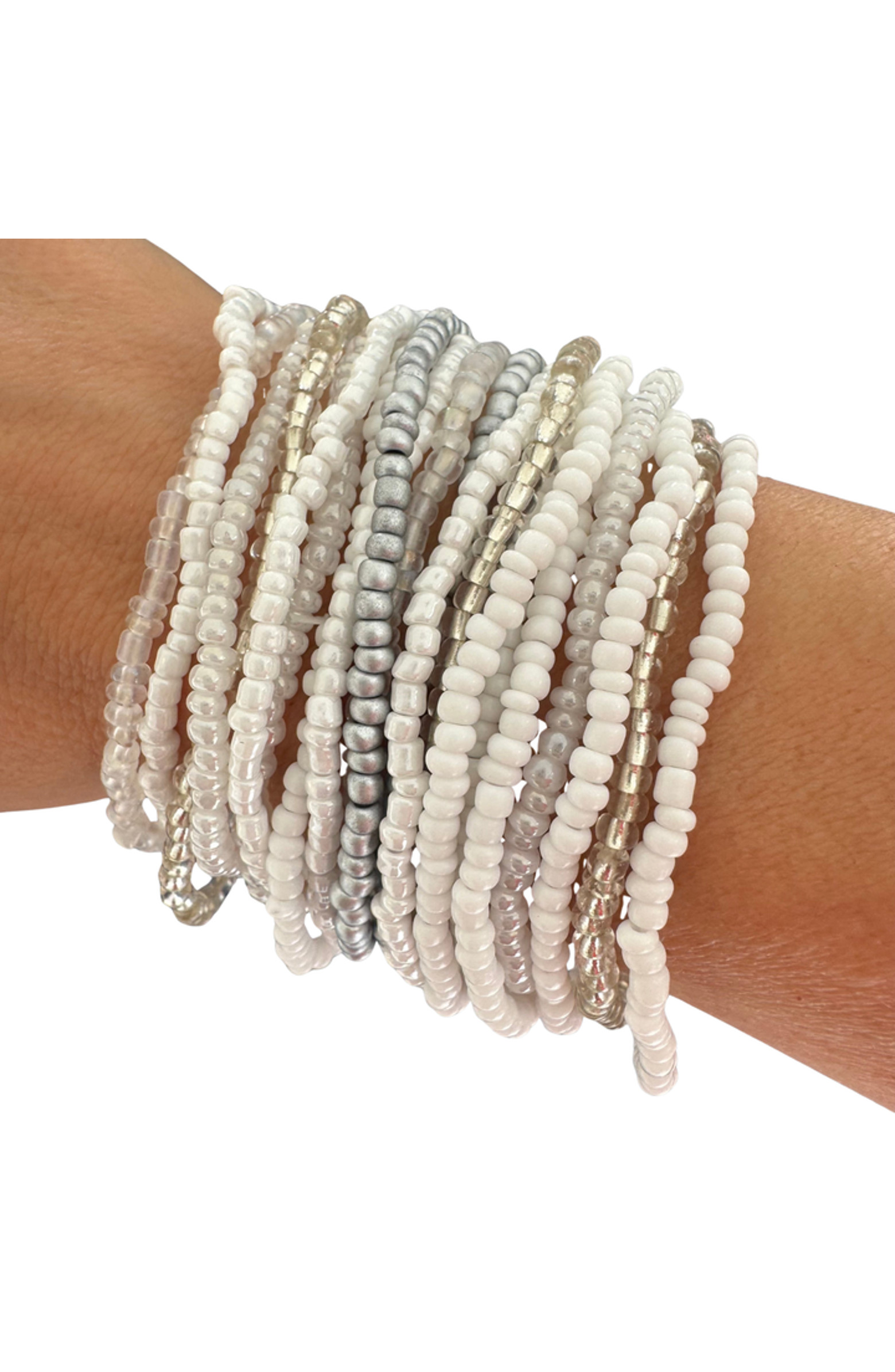 Erin McDermott Jewelry Shades of White Bracelet Stack | Nordstrom | Nordstrom