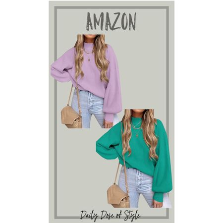 This mock neck sweater from Amazon is so pretty! So many gorgeous colors!
#fallsweater #fallfashion #amazonfashion 

#LTKSeasonal #LTKunder50