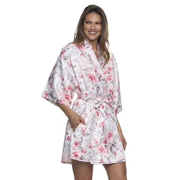 Women's Jezebel Satin Kimono Robe | Kohl's