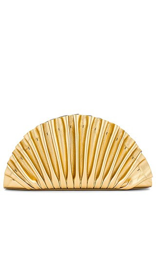 Nala Mini Clutch in Gold | Revolve Clothing (Global)