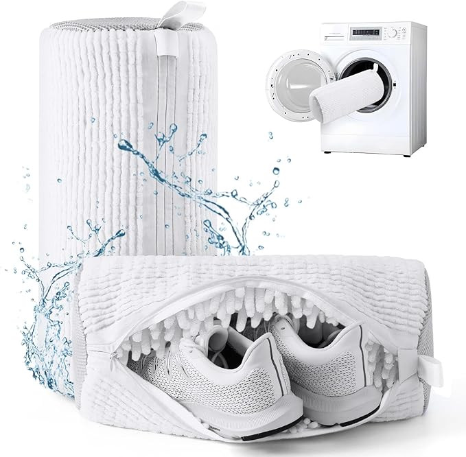 Shoe Washing Machine Bag,Shoe Laundry Bags for Sneakers, Reusable Shoe Cleaning Bag for All Shoe ... | Amazon (US)