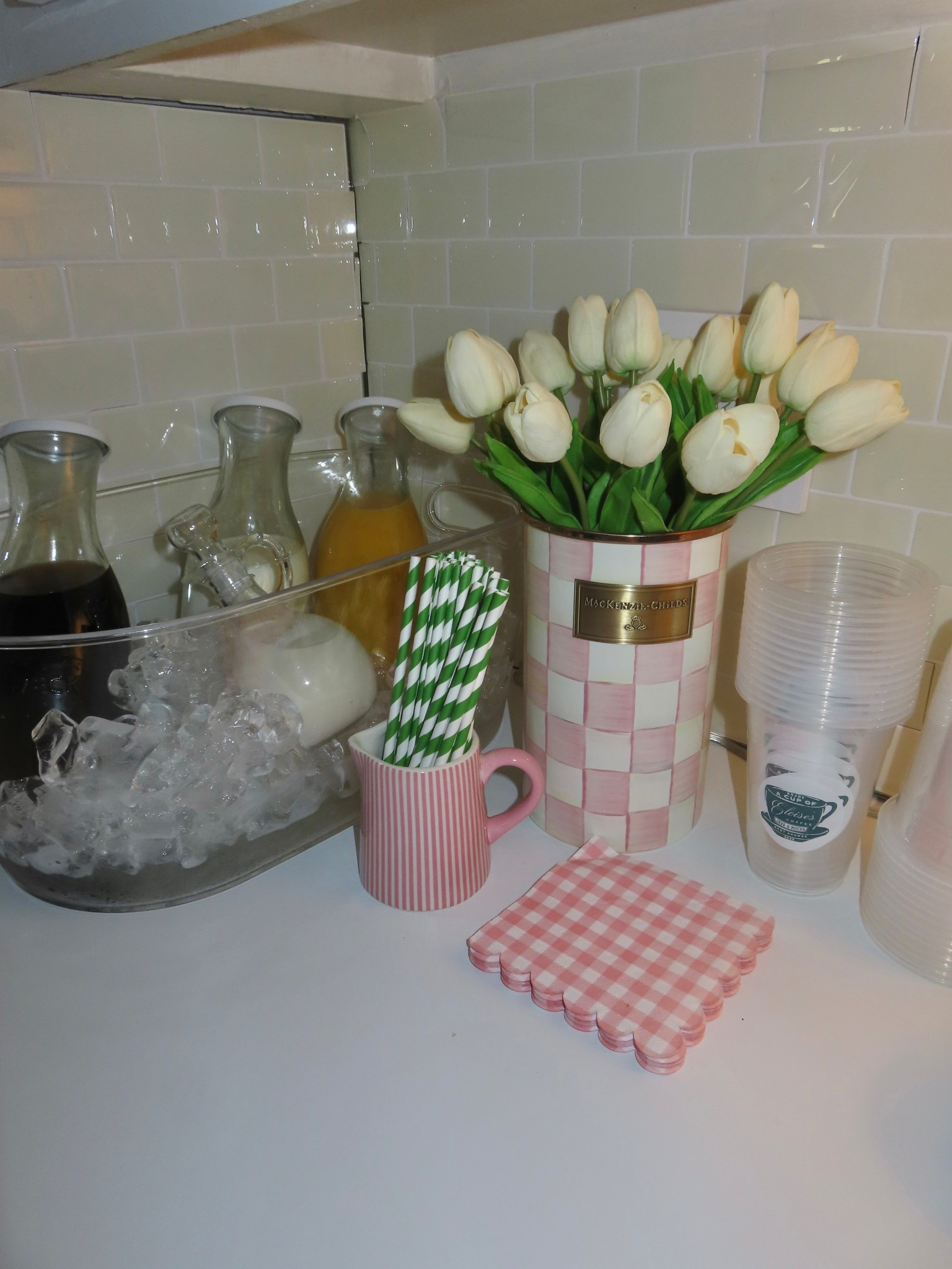 Coffee Bar Set Up: