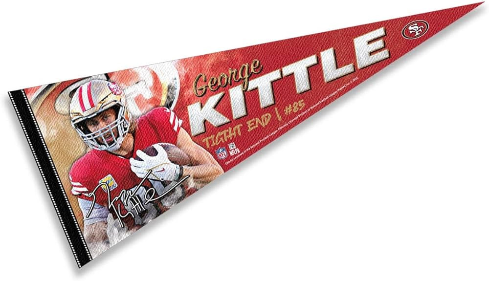 WinCraft San Francisco 49ers Kittle Pennant Banner Flag | Amazon (US)