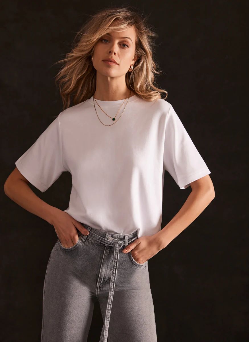 White Ultimate Cotton T-Shirt | Mint Velvet