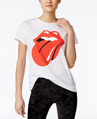 Bravado Juniors' Rolling Stones Logo Graphic T-Shirt | Macys (US)