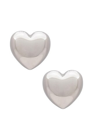 Amber Sceats Bubble Heart Earring in Silver from Revolve.com | Revolve Clothing (Global)