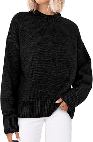 PRETTYGARDEN Womens Sweaters Fall 2025 Trendy Casual Crewneck Long Sleeve Cozy Knit Pullover Swea... | Amazon (US)