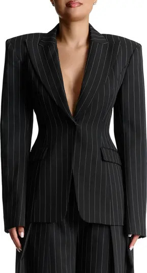 Naked Wardrobe Pinstripe Blazer | Nordstrom | Nordstrom