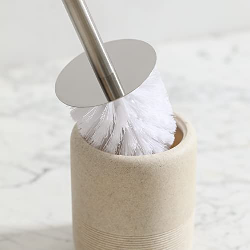 Bathroom Accessory Toilet Brush and Holder (Beige) | Amazon (US)
