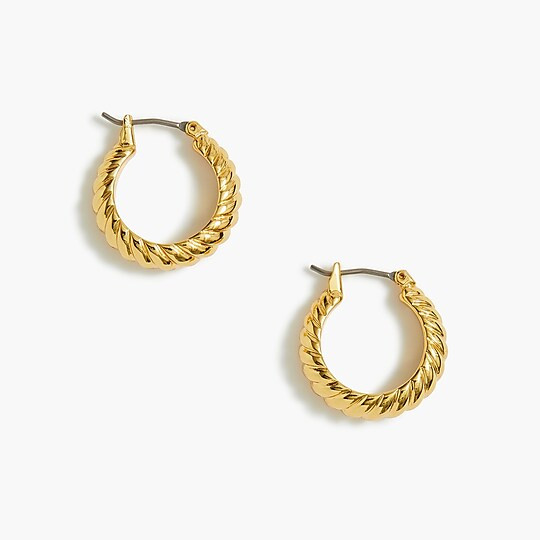 Twist hoop earrings | J.Crew Factory
