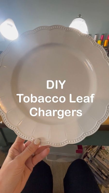 I found some Tobacco Leaf charger plates I loved, but they were around $100 each! I had white chargers & tobacco leaf napkins on hand, so I made my own!
•
I used dishwasher safe Mod Podge to decoupage these beauties. Make sure to use 3 coats, allowing each layer to dry at least an hour.
•


#LTKunder50 #LTKunder100 #LTKhome