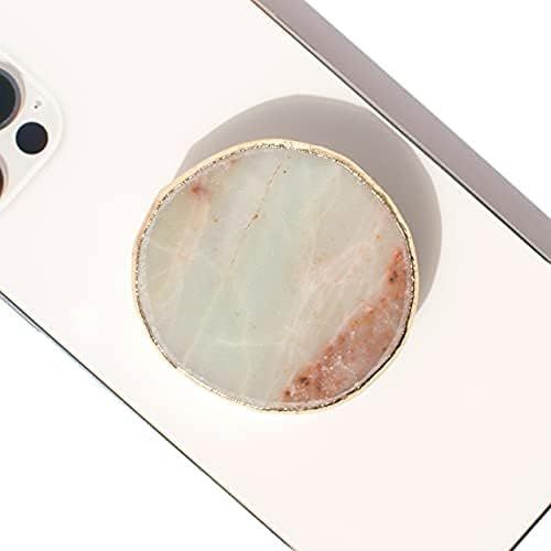 DALSTONE Authentic Natural Gemstone Multi Functional Mobile Phone Grip Stand Holder_Detachable_Compa | Amazon (US)