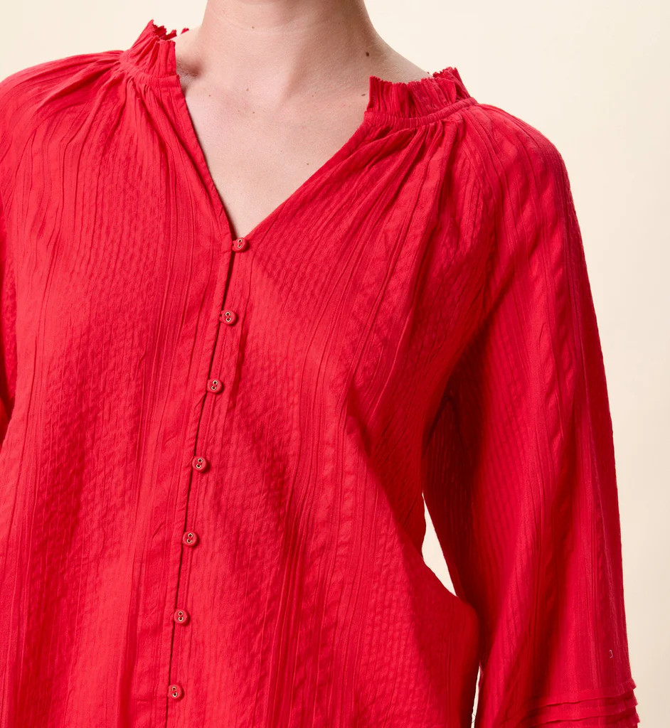 Alicia Blouse | Goji Berry | Cleobella