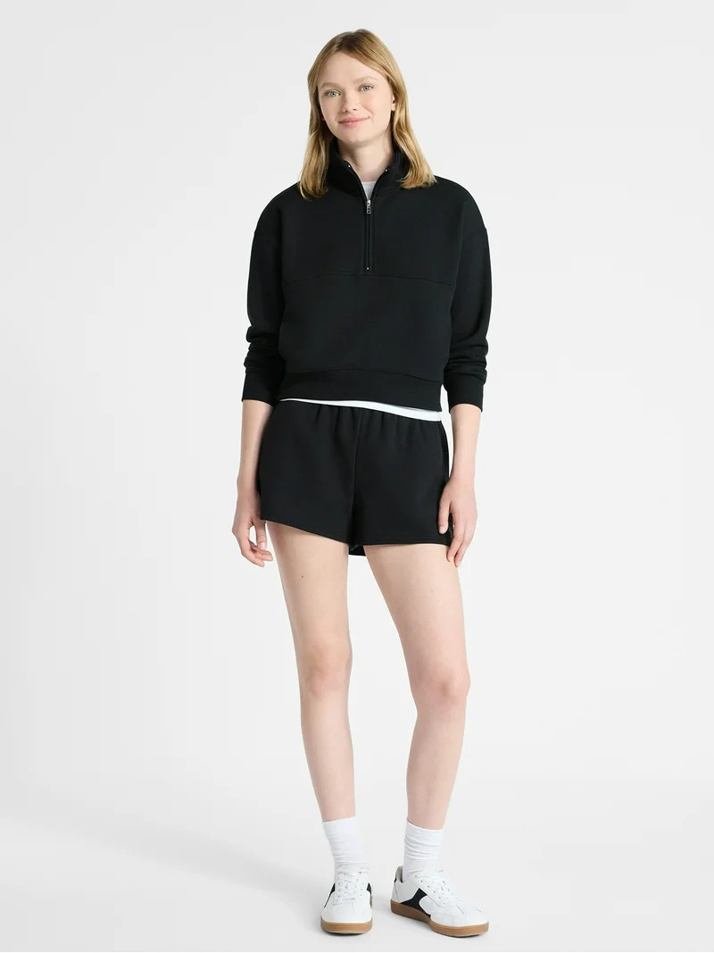 No Boundaries Fleece Half Zip Pullover, Women's | Walmart (US)