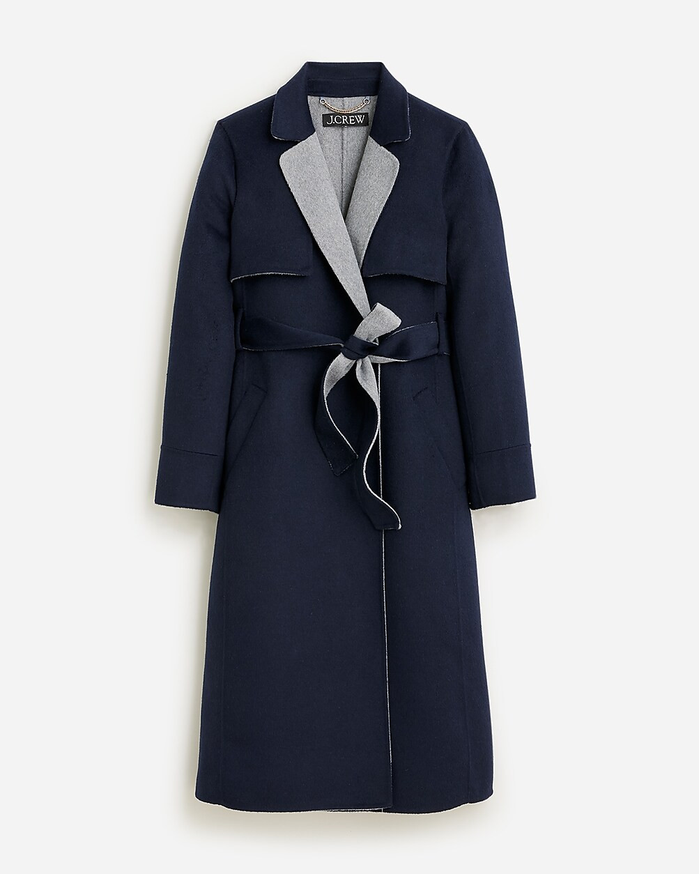 Harriet trench coat in double-faced blend | J. Crew US