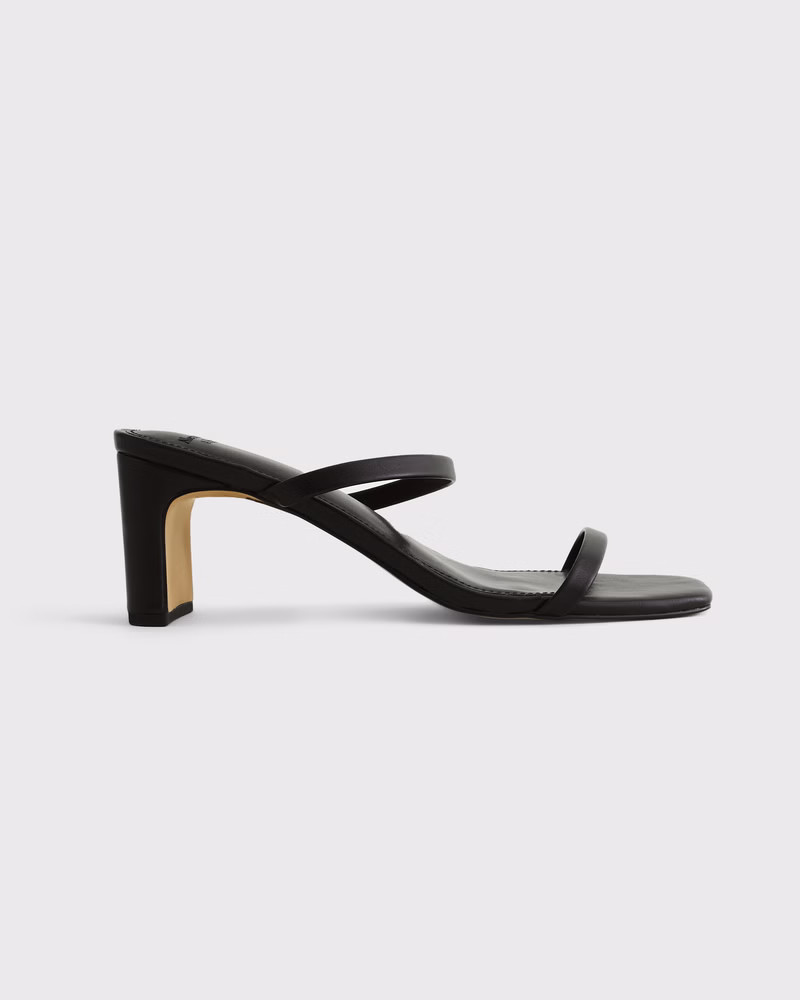 Double-Strap Block Heels | Abercrombie & Fitch (US)