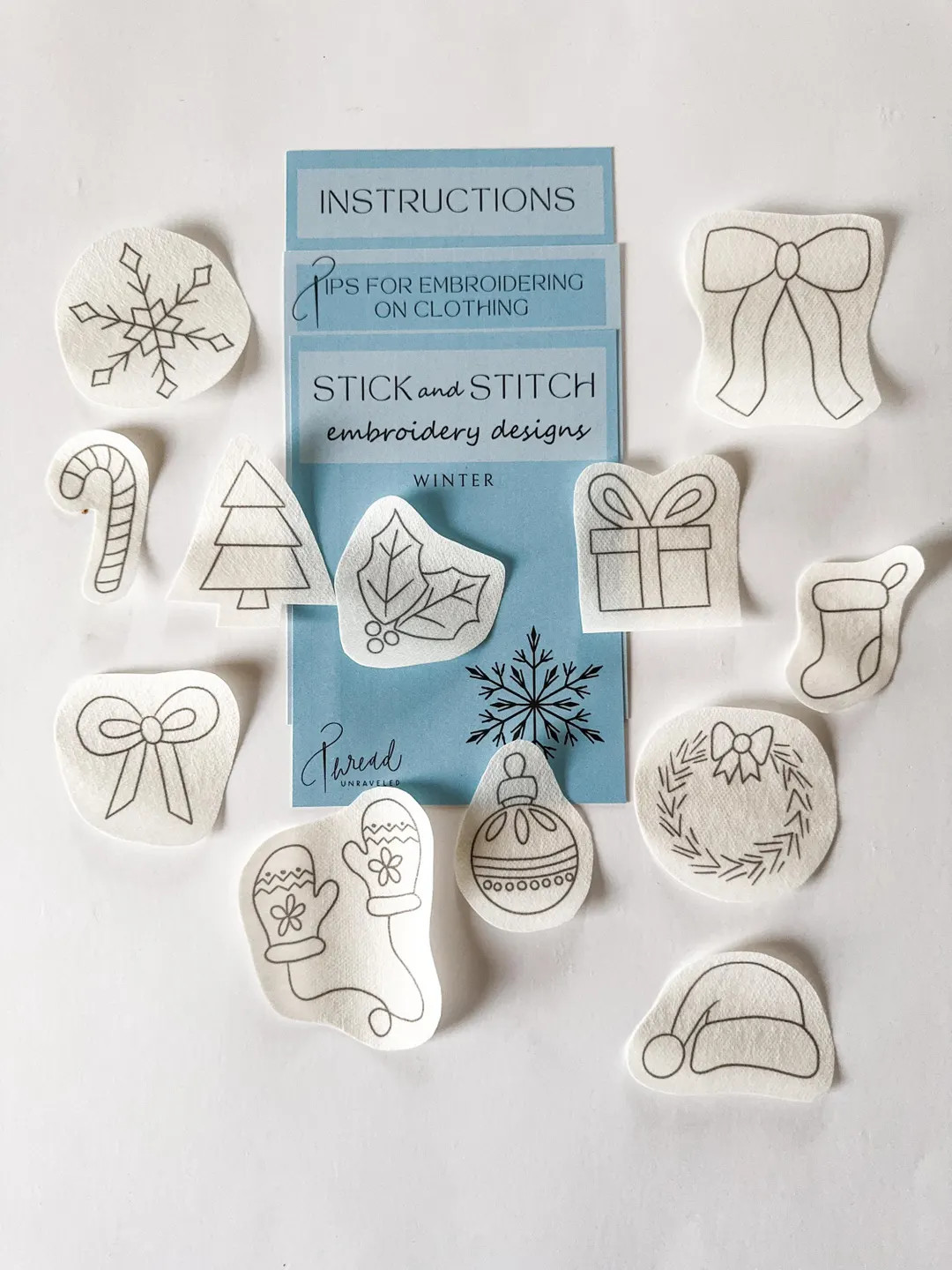 Winter Stick and Stitch Embroidery Designs for Boys and Girls Embroidered Clothing Thread Unravel... | Etsy (US)