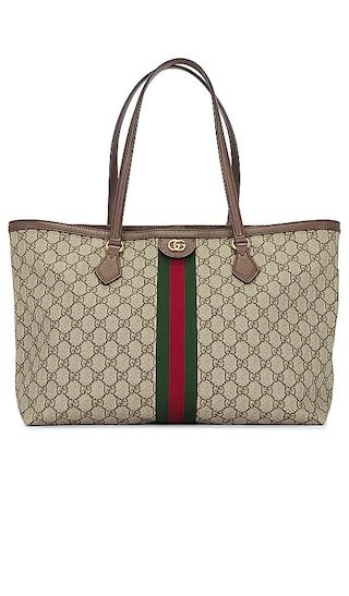 Gucci Ophidia Sherry Tote Bag in Beige | Revolve Clothing (Global)