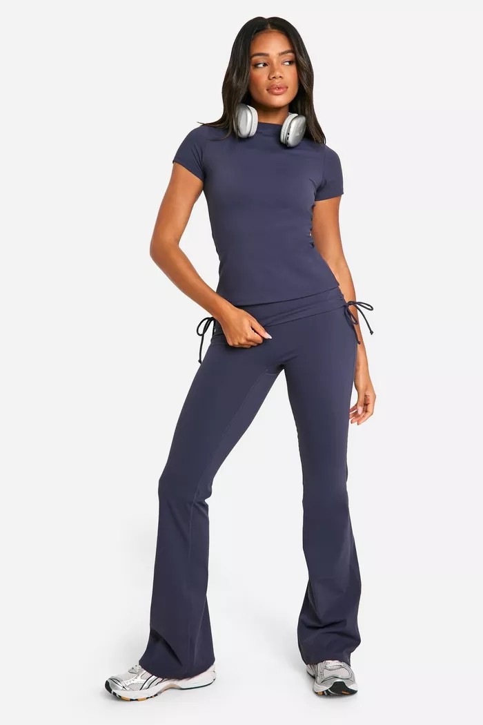 Dsgn Studio Supersoft Sculpt Short Sleeve Top | Boohoo.com (UK & IE)