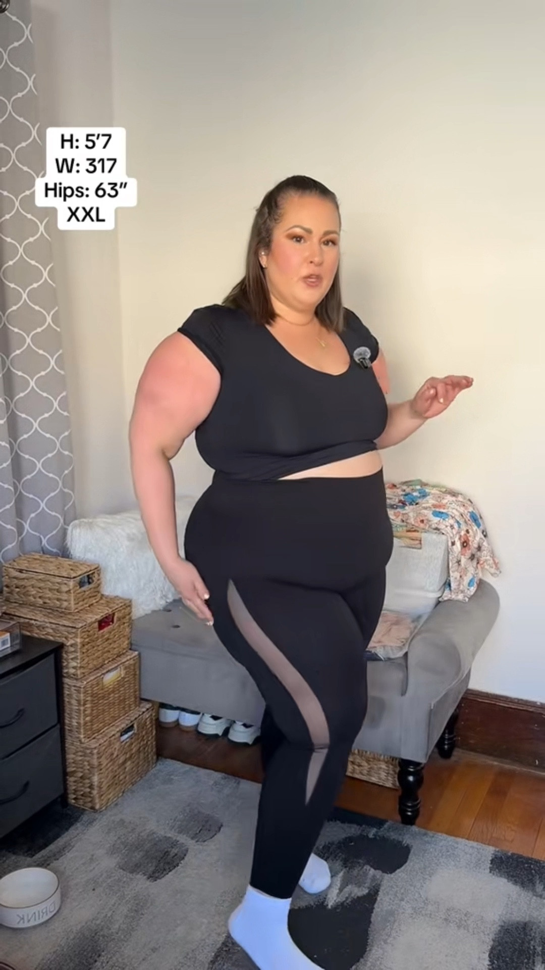 The cutest tummy control plus size inclusive tummy control leggings!! I’m wearing the xxl with 63” hips for reference ✨

#leggings #activewear #plussizeactivewear #plussizeleggings 

#LTKPlusSize
