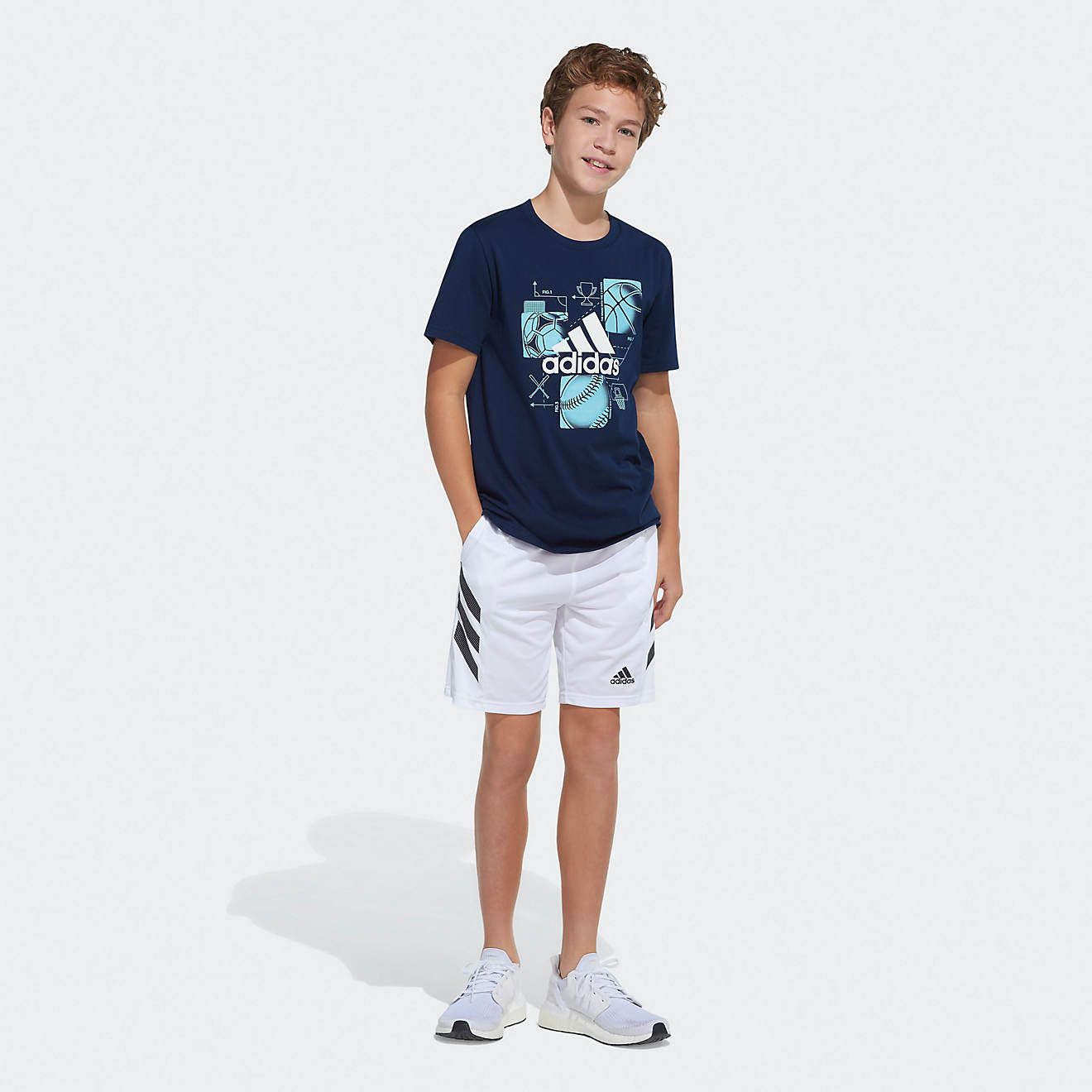 adidas Boys' All Sport T-shirt | Academy Sports + Outdoor Affiliate