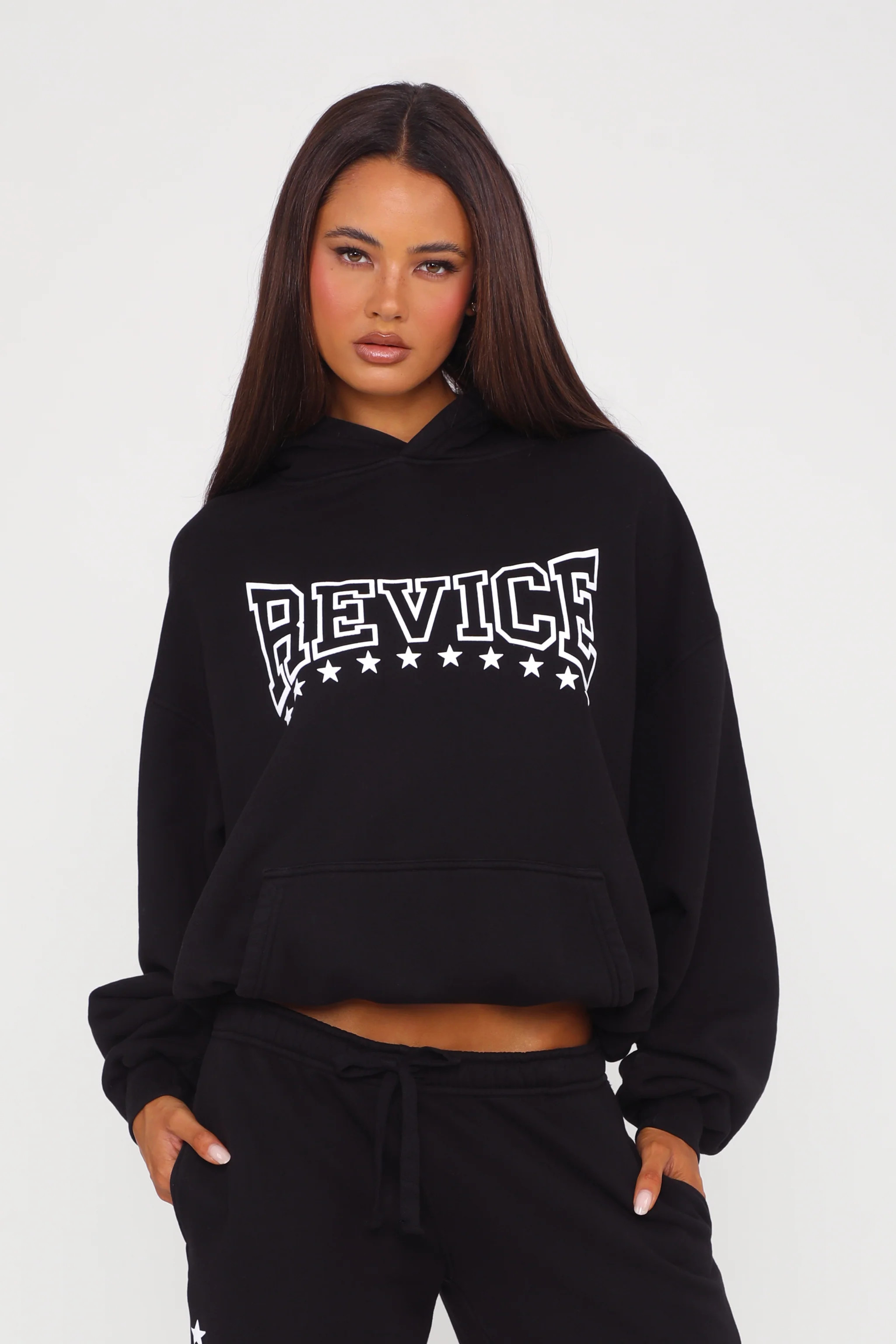 LAX HOODIE / STARDOM BLACK | Revice Denim