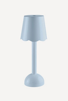 Addison Ross Scallop LED Laquered Cordless Rechargeable Table Lamp | Anthropologie (US)