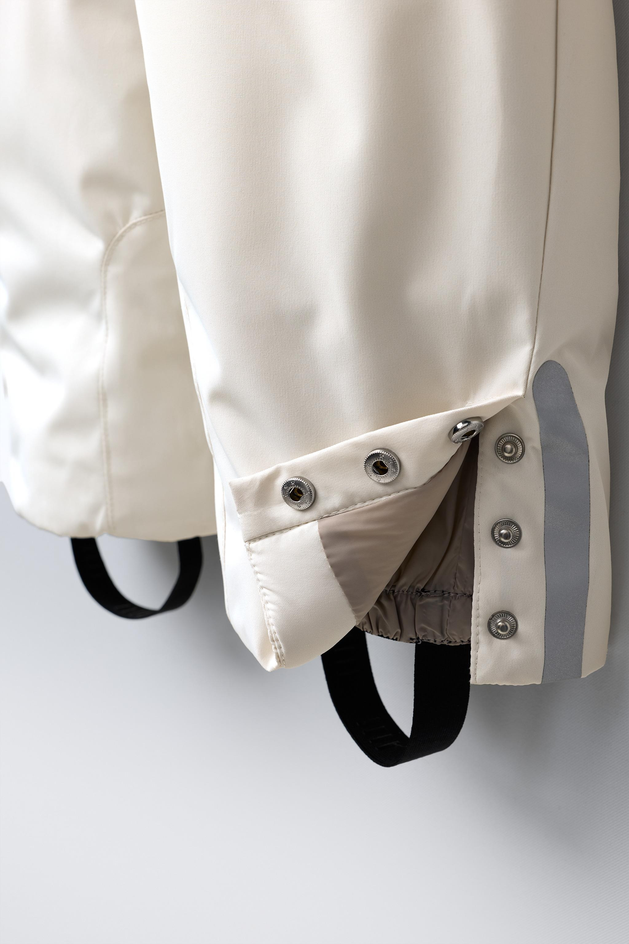 LONG FAUX FUR HOODIE WATER-RESISTANT AND WINDPROOF RECCO® SYSTEM SKI COLLECTION | Zara UK
