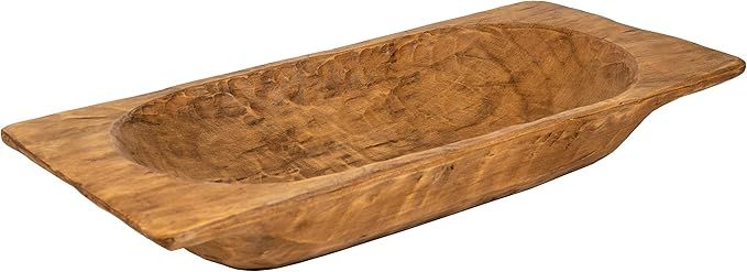 Eurostyle Deep Rustic Wooden Dough Bowl-Batea-Natural | Amazon (US)