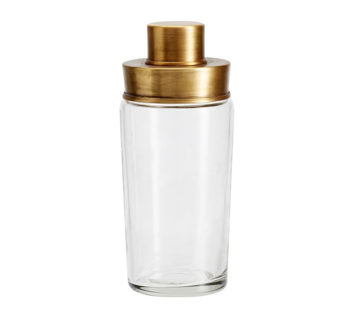 Bleecker Cocktail Shaker - Antique Gold | Pottery Barn (US)