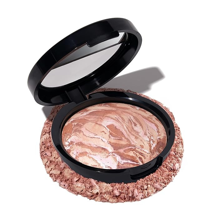 LAURA GELLER NEW YORK Baked Bronze-N-Brighten Bronzer Powder - Fair - Natural Bronze Glow | Amazon (US)