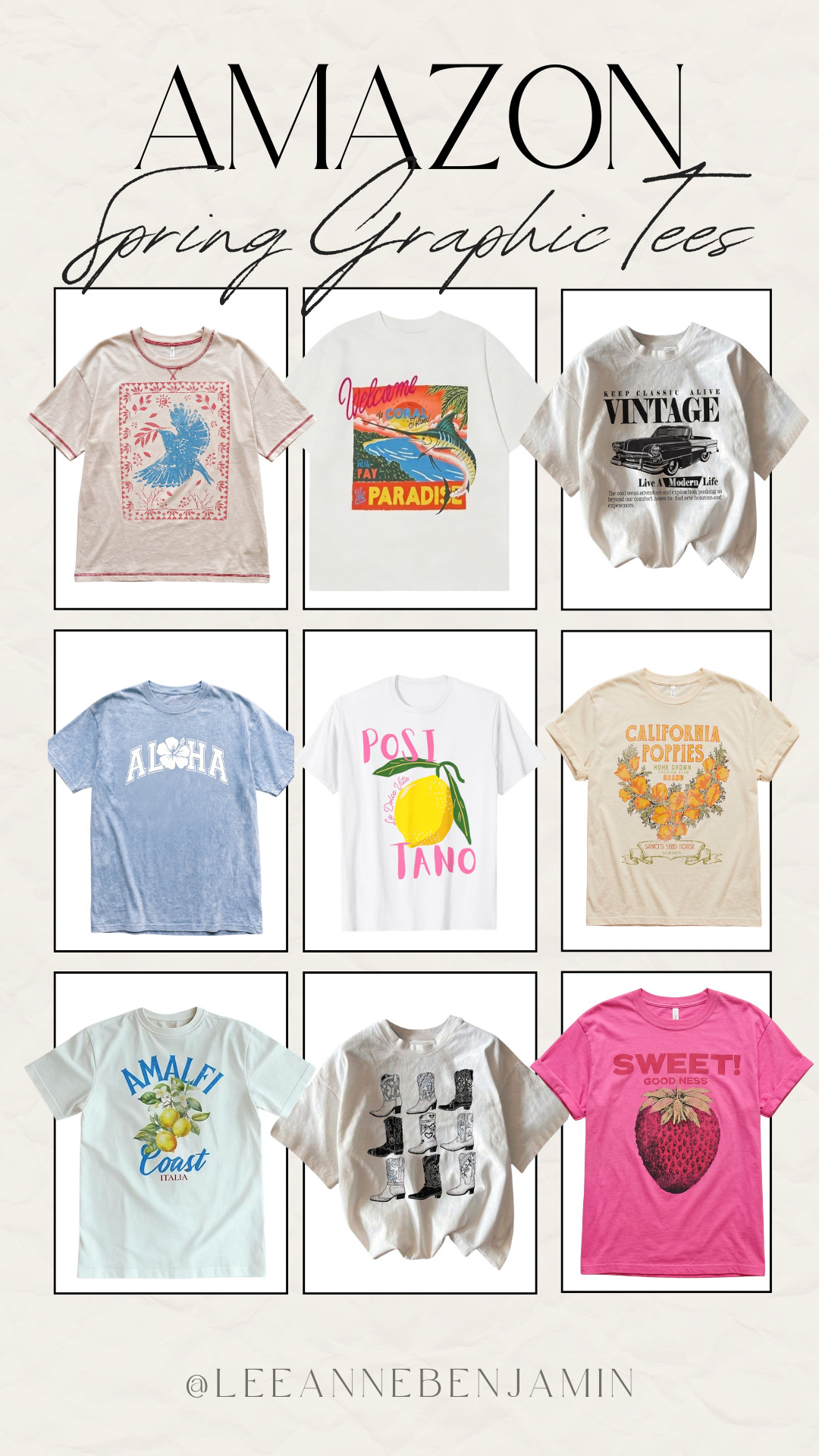 Spring Graphic Tees under $20 at Amazon! 

 #LTKootd #LTKOver40 #LTKTravel