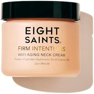 Eight Saints Firm Intentions Anti Aging Neck Cream, Natural & Organic, For Firming Skin and Reduc... | Amazon (US)