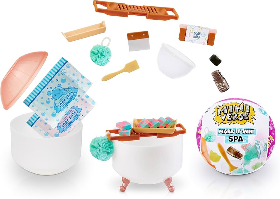 MGA's Miniverse Make It Mini Spa, Mini Collectibles, Mystery Blind Packaging, DIY, Really Works, ... | Amazon (US)
