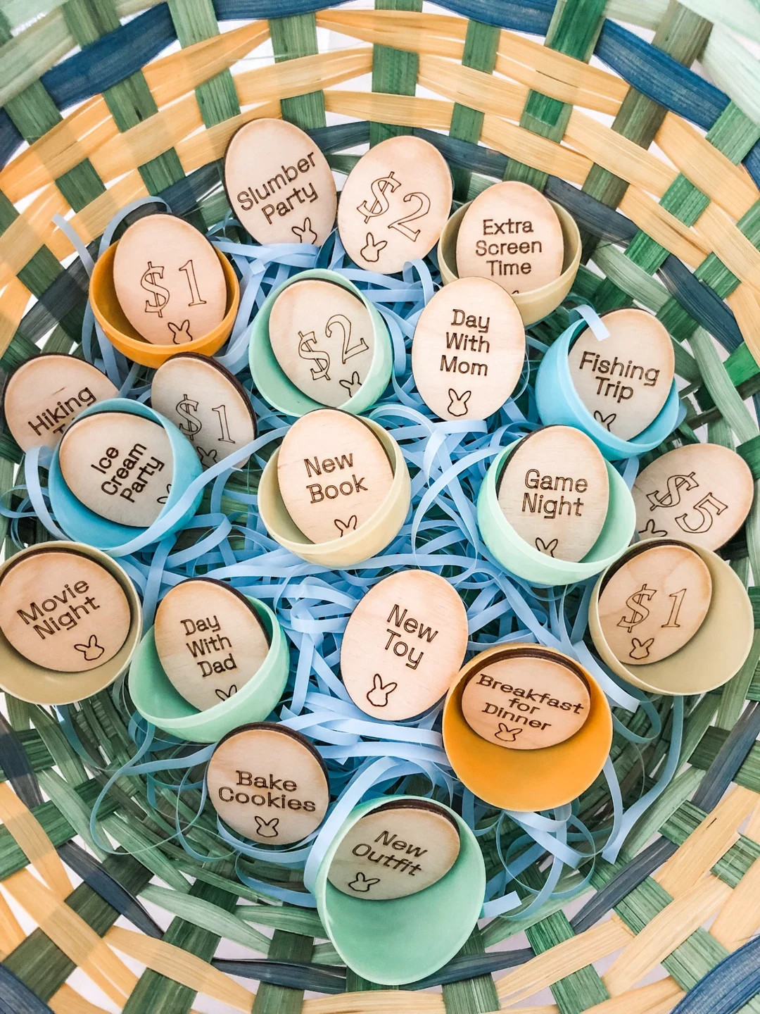 Easter Egg Tokens Egg Hunt Prizes Set of 20 - Etsy | Etsy (US)