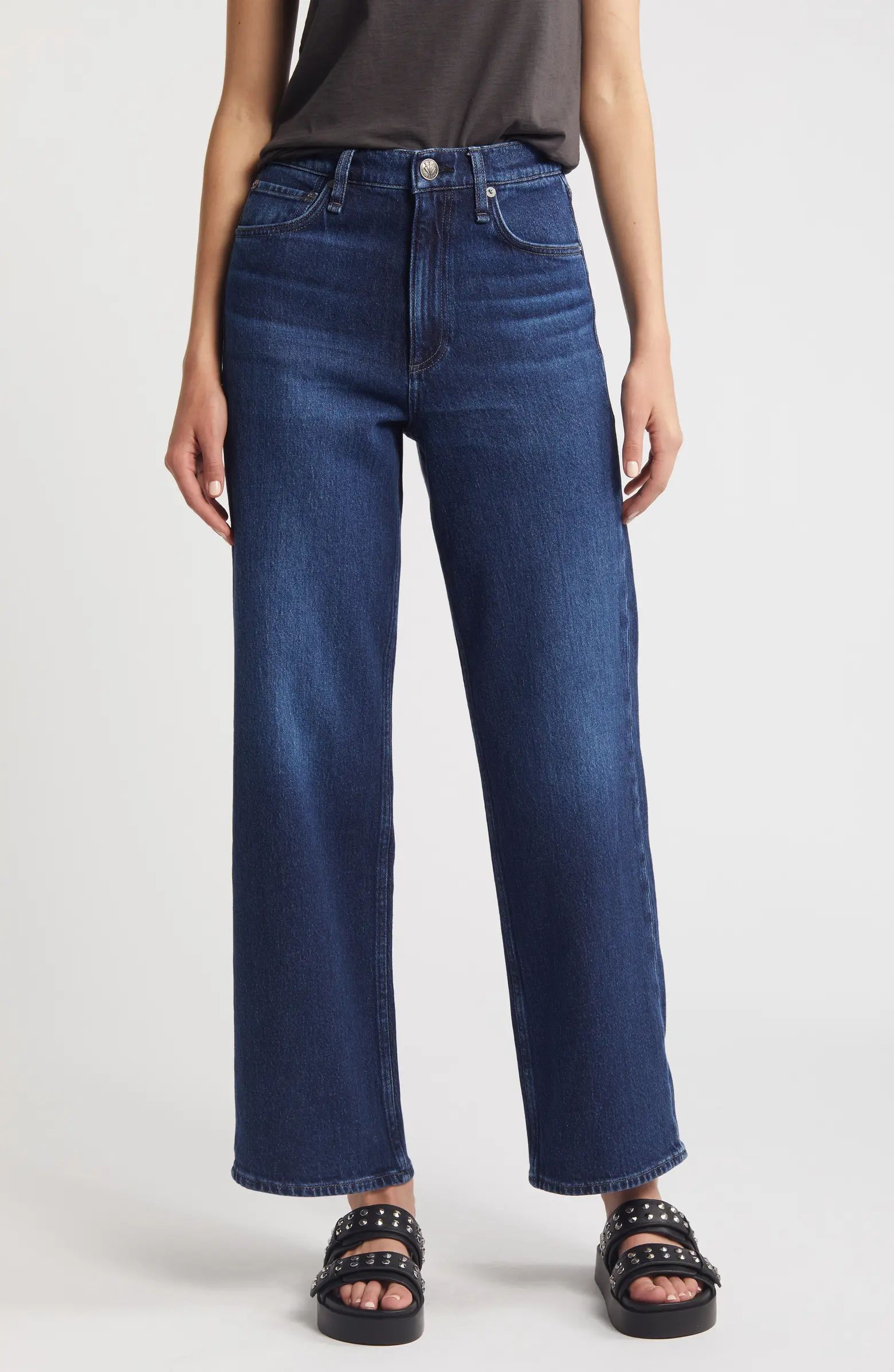 rag & bone Shea High Waist Wide Leg Jeans | Nordstrom | Nordstrom