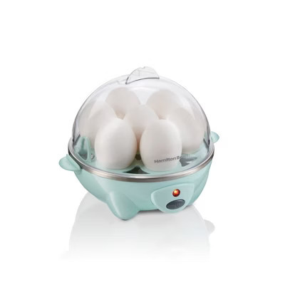 Hamilton Beach 7-Capacity Egg Cooker - Green: Electric Egg Boiler & Poacher, Steamer, 300W, Hand Wash, Plastic | Target