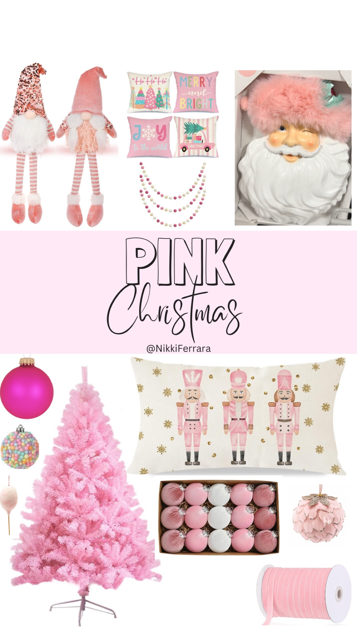PINK CHRISTMAS💗🎄💗🎄💗

The only hot pink ornaments I’ve found! Set of ornaments only $14!
Pink Christmas, pink Christmas ornaments, pink Christmas tree, pink velvet ornaments, pink Santa, pink gnome, Christmas gnome, Christmas decor, Christmas ornaments, hot pink Christmas, holiday, holiday sale

#LTKCyberWeek #LTKHoliday #LTKHolidaySale
