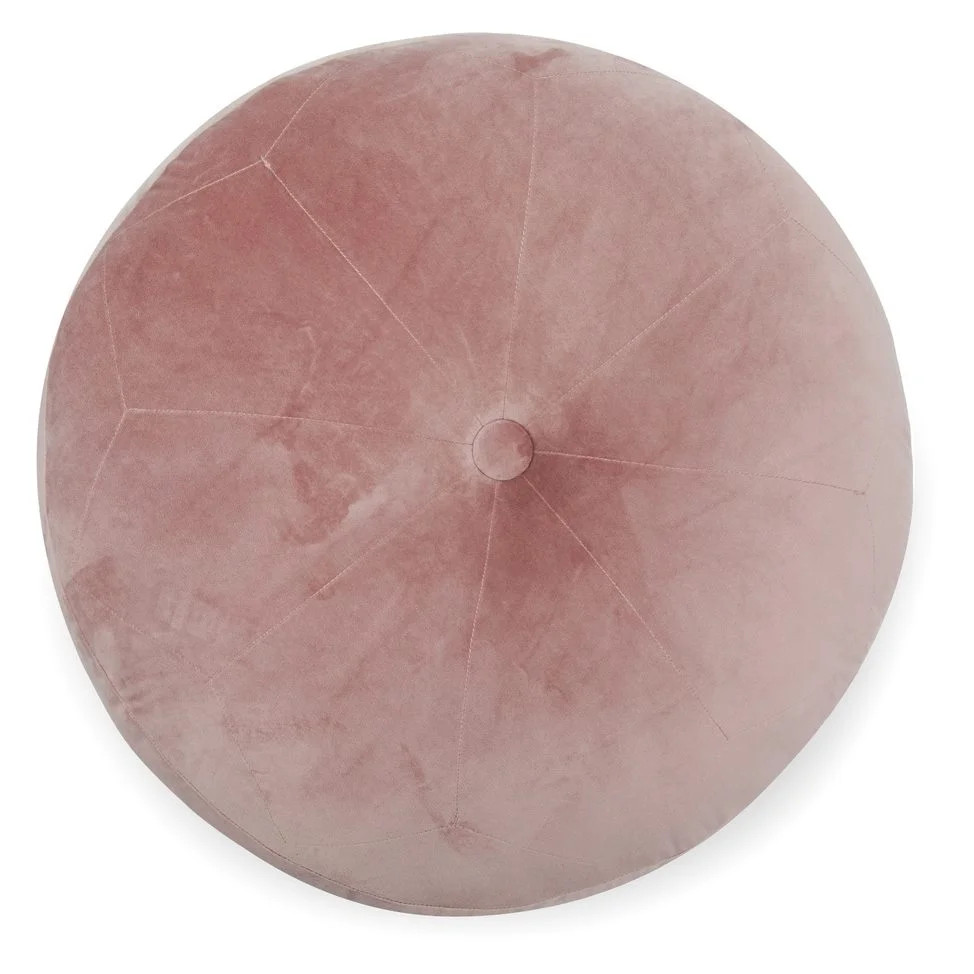 MoDRN Circular Velvet Floor Pillow, 24" Diameter, Mauve | Walmart (US)