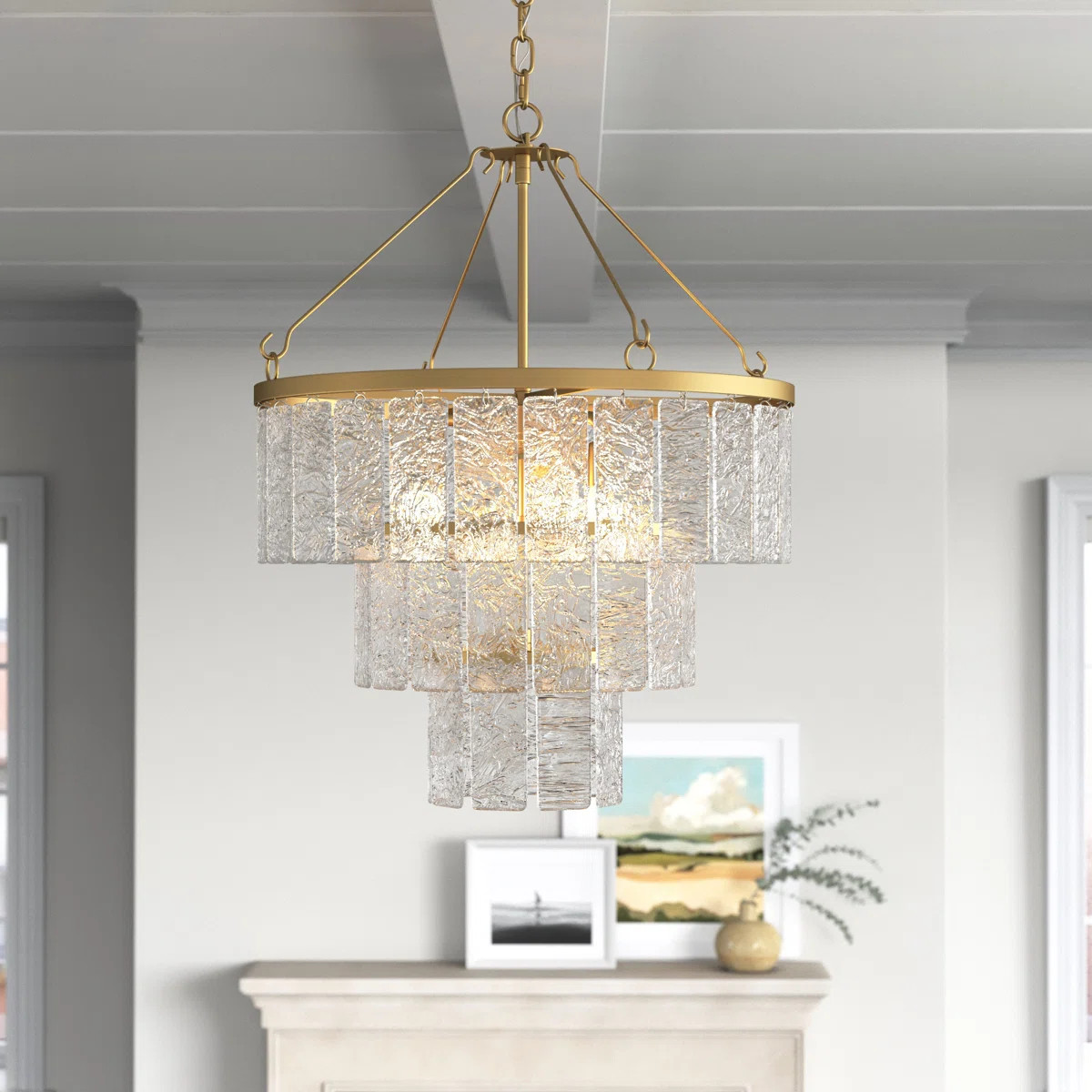 Lockeford 4 - Light Dimmable Tiered Chandelier | Wayfair North America