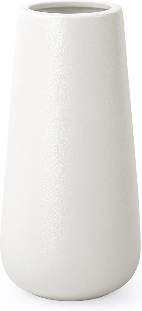 D'vine Dev 8 Inch Ceramic Flower Vase, Minimalist Design for Home Decor, Fireplace, Bedroom, Kitc... | Amazon (US)