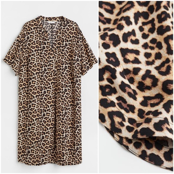 Leopard Print V Neck Tunic | Poshmark
