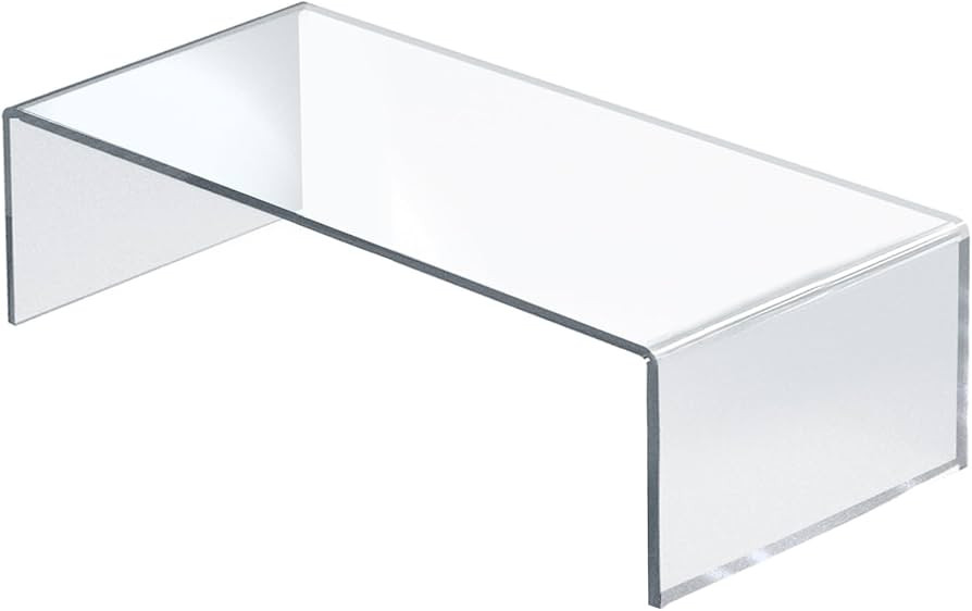 Azar Displays 515338-1PK Acrylic Laptop Stand, Computer Riser for Desk, Monitor Stand, Closet Org... | Amazon (US)