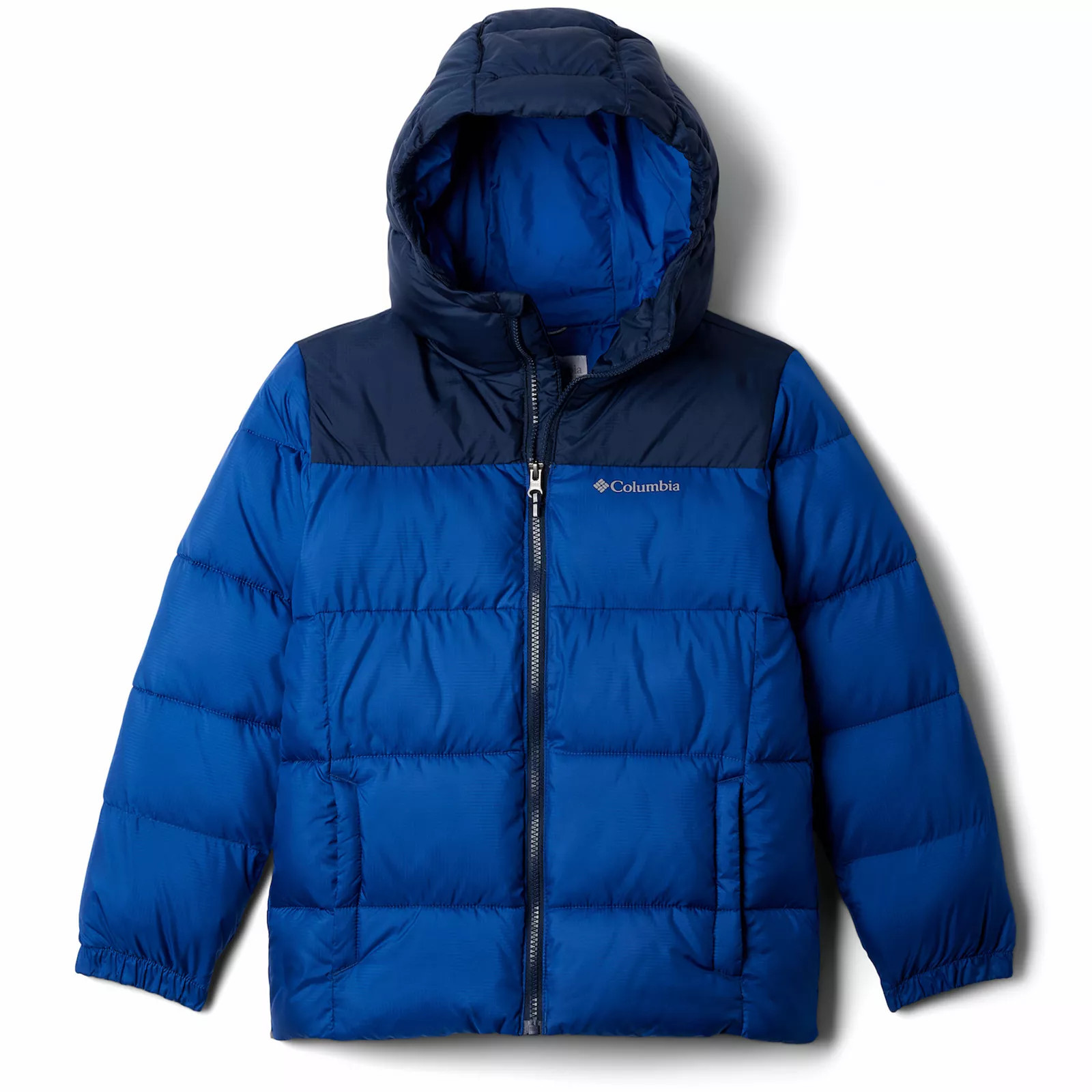 Boys 4-20 Columbia Puffect Hooded Jacket, Boy's, Size: Large(14/16), Mountain Blue | Kohl's