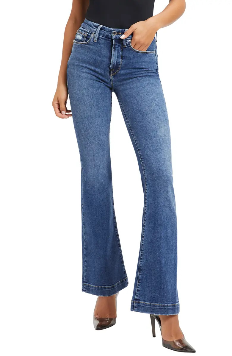 Good Flare High Waist Deco Yoke Bootcut Jeans | Nordstrom