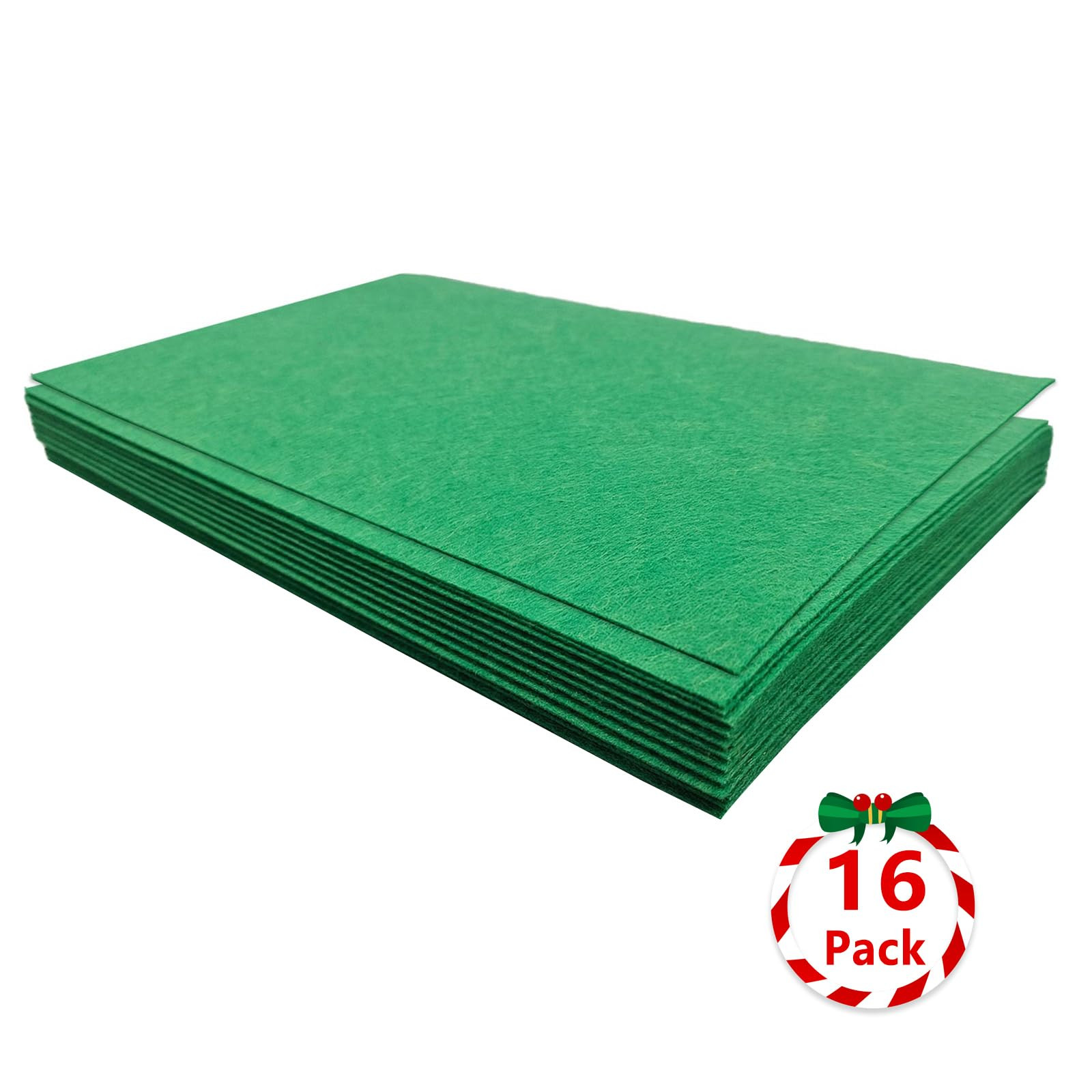 Jtnohx Felt for Crafts, 16 Pcs Felt Fabric, 7"×11.3" Stiff Felt Sheets, Craft Felt Square for Se... | Amazon (US)