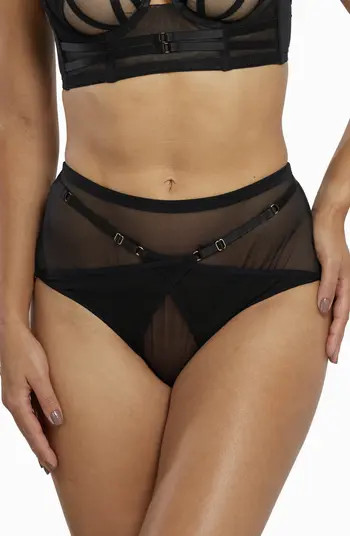 Playful Promises Eddie Crossover High Waist Briefs | Nordstrom | Nordstrom